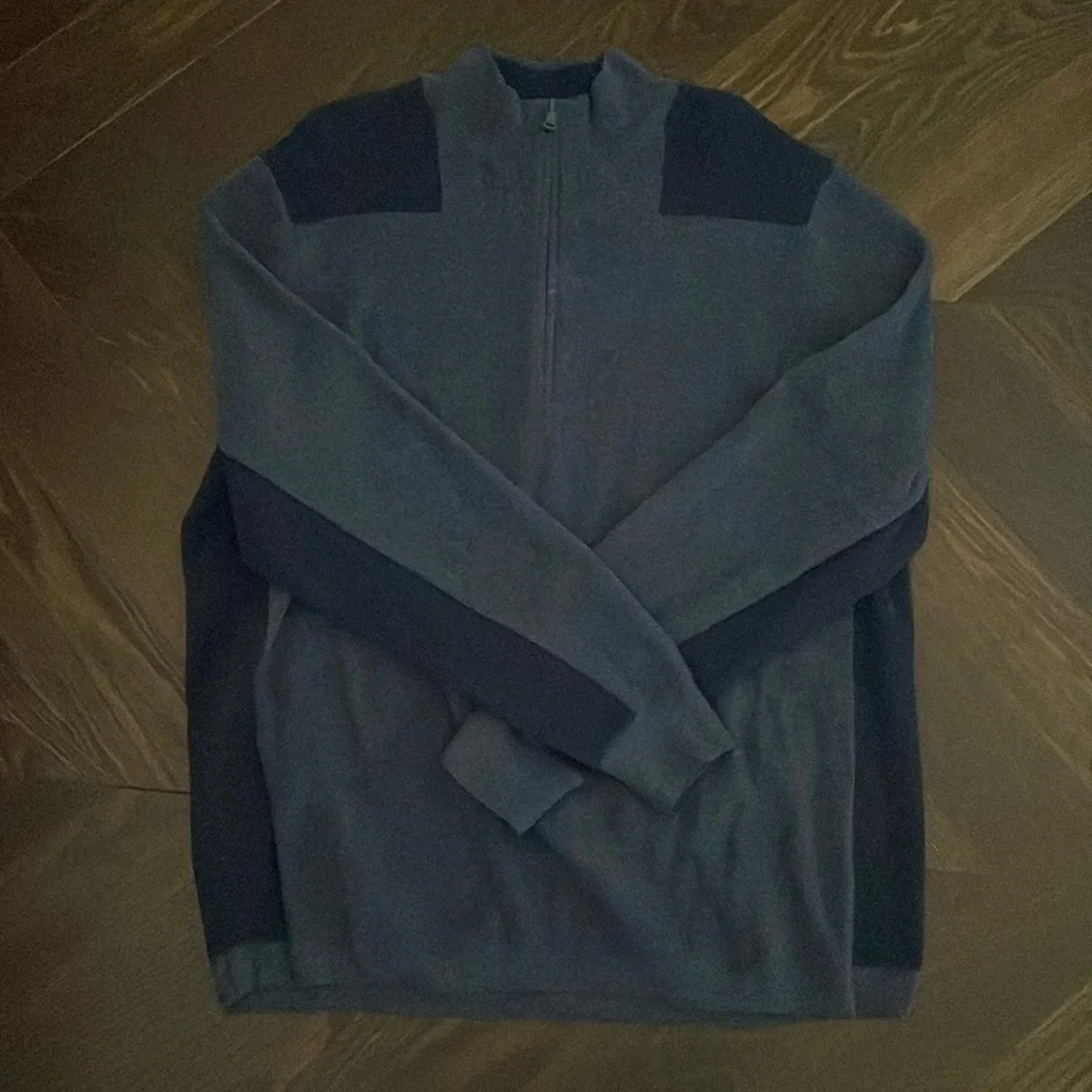 Vineyard Vines Men's Pullover Quarter Zip Sweater Navy L